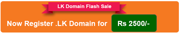 LK Domain Registration for 2500